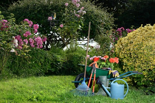 Beautifully maintained Acton garden with lush greenery